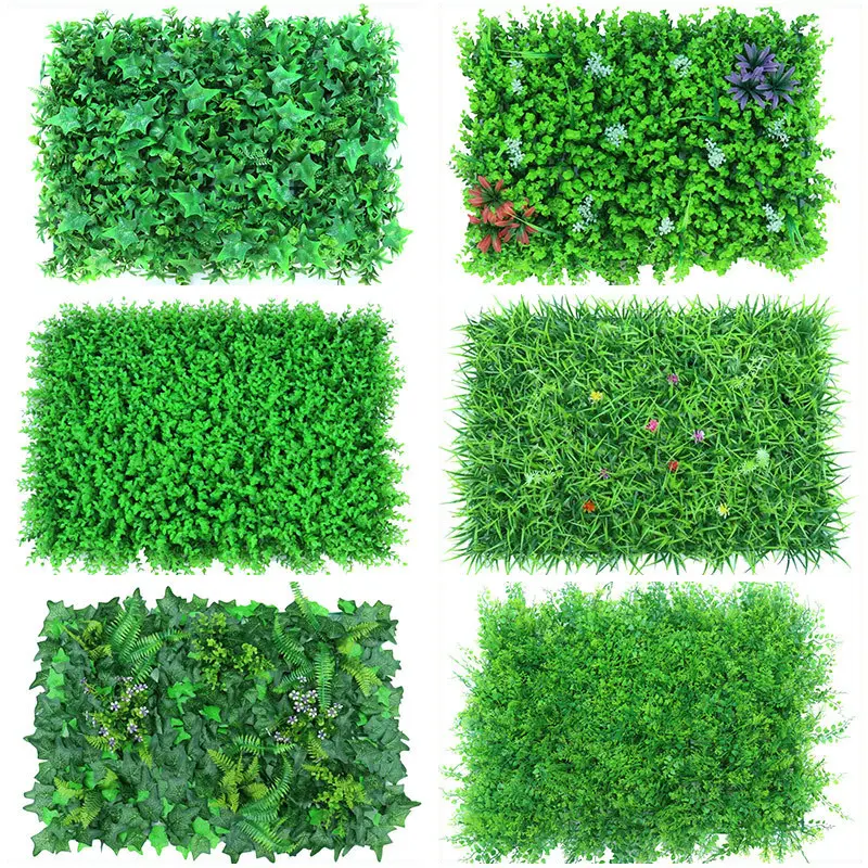 Spot wholesale simulation leaves grass wall artificial leaf fence ivy hedge plant grass wall