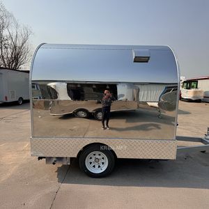 Camión de Comida con Cocina Completa, Carrito de Café de Acero Inoxidable, Remolque de Comida - Product Image 3