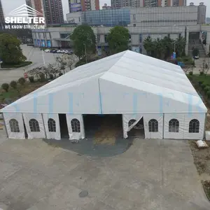 20x20 tentes de salle d'événements en plein air, blanches, imperméables, chapiteau de fête de mariage, prix