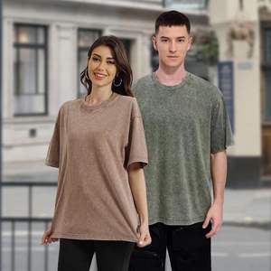 Camisetas de algodón para hombre, camisetas de gran tamaño Vintage de manga corta con cuello redondo, Camisetas básicas informales, camisetas Vintage de manga corta - Product Image 1