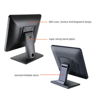 Nueva llegada 17 pulgadas TFT LCD pos monitor/ordenador monitor de pantalla táctil/monitor de PC dtk-1728r