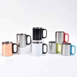 Stainless Steel Mug Straight Cup with Colorful Handle Vacuum <b>Flask</b> 6-12 Hours Thermal Insulation Eco-Friendly Home Use Gift - Product Image 1
