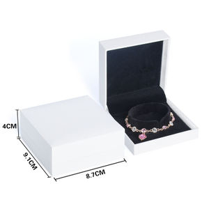 Upscale Lightweight PU Paper Jewelry Packaging Stylish Display for <b>Rings</b> Necklaces Custom Color Logo Bulk Friendly for Retailers - Product Image 4