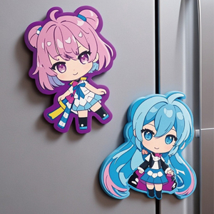 Magneti Decorativi in PVC e Silicone Personalizzati all'Ingrosso Design Creativo 2D 3D Anime Cartoon Stile Moderno per <span class=keywords><strong>Frigoriferi</strong></span> di <span class=keywords><strong>Medie</strong></span> <span class=keywords><strong>Dimensioni</strong></span> - Product Image 1