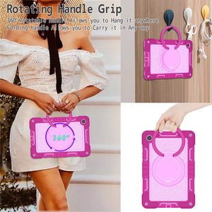 เคสแท็บเล็ตกันกระแทกสำหรับ Samsung Galaxy Tab A9+ A11+ ขนาด 11 นิ้ว พร้อมขาตั้งหมุนได้และสายสะพายไหล่ - Product Image 2