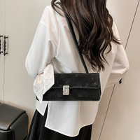 Nouveau Sac à Main Femme en Cuir PU avec Foulard, Sac Bandoulière Tendance Petit Format, Collection Printemps 2026