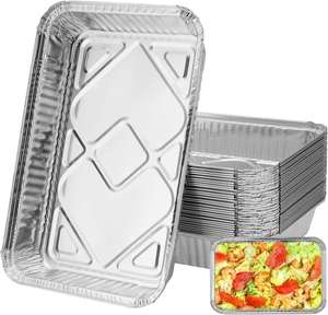 Barquette jetable en aluminium pour gâteaux 32x20x3cm, conteneur alimentaire pour avion, revêtement de four, plat de cuisson Yysmallcap - Product Image 1