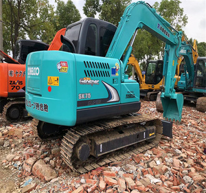 Excavadora Kobelco usada de 7 toneladas de horas de trabajo bajas de alta calidad en venta SK75 Excavadora de segunda mano KOBELCO SK75 - Product Image 1