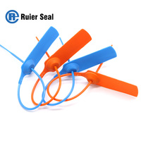 Sello de Seguridad Desechable para Bolsas de Plástico RUIER REP706, 220 mm x 2,2 mm, Sin Número Indicativo, para Aplicaciones de Logística y Envío Exprés