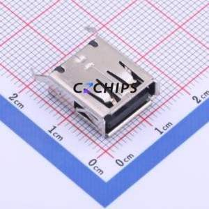 916-152A1028Y10200 USB Connector Through hole Component (THT) Connector Type-A USB 2.0 Female Through Hole - Product Image 1