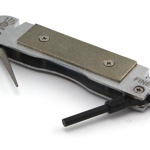 Afilador de cuchillos de aleación de aluminio, herramienta portátil de doble propósito para cuchillos y tijeras, multifunción, uso en exteriores, Nd 047 - Product Image 2