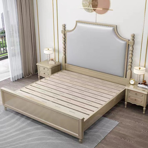 Mobilier <span class=keywords><strong>de</strong></span> chambre à coucher américain Cadre <span class=keywords><strong>de</strong></span> <span class=keywords><strong>lit</strong></span> rembourré Hôtel moderne <span class=keywords><strong>Lit</strong></span> King Queen Size en cuir <span class=keywords><strong>avec</strong></span> <span class=keywords><strong>rangement</strong></span> - Product Image 6