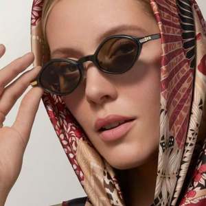 Lunettes de soleil polygonales à monture irrégulière tendance 2025 pour hommes et femmes, protection UV400, avec logo personnalisé - Product Image 3