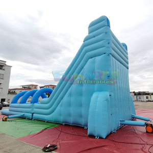 Toboganes acuáticos inflables gigantes para niños y adultos con piscina de chapoteo, combo comercial de tobogán acuático inflable. - Product Image 5