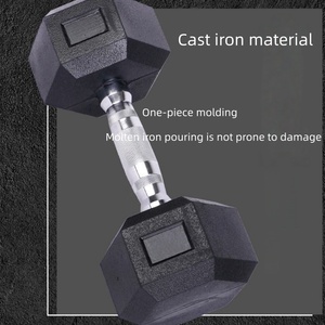 5Kg 10Lb 10Kg 20Kg 30Kg Gummi-Gusseisen Hex Gym Sechseckige Hantel-Gewichte <span class=keywords><strong>Set</strong></span> - Product Image 4