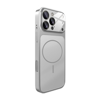 Étui de protection antichoc à anneau magnétique couleur unie pour PC, compatible avec les modèles 11/12/13/14/15/16/17 Pro Max
