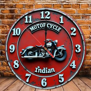 Round Wooden Wall <b>Clock</b> 25x25Cm Modern Art Silent Movement <b>Bedroom</b> Living Room Hanging <b>Clock</b> - Product Image 5