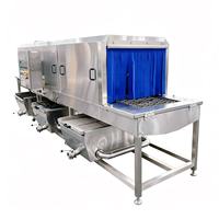 Hogedruksproeier kratwasser XBF-708 diepe reiniging van vlekken in kratopeningen voor fruit- en groenteverwerkingsfabriek