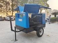 Airstone ASCY11/10 400 Cfm 7Bar Compresseur d'air portable diesel et électrique à vis pour le sablage