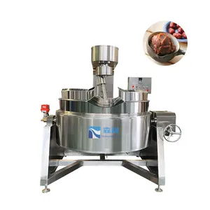 Good Quality Planetary Cooking Kettle with Mixer PLC Multi functional Automatic Tilting Cooking Mixer