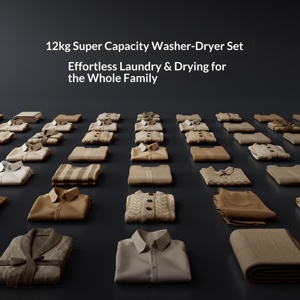 <span class=keywords><strong>Lavadora</strong></span>-<span class=keywords><strong>Secadora</strong></span> Mijia Super Pro 12kg+12kg - Electrodoméstico Ultra Inteligente para el Hogar - Product Image 5