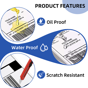 Étiquettes d'expédition extra-larges <span class=keywords><strong>Dymo</strong></span> 104 mm X 159 mm LW pour l'imprimante d'étiquettes LabelWriter 4 XL, <span class=keywords><strong>rouleau</strong></span> de 220 - Product Image 5