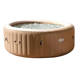 INTEX-bañera de hidromasaje inflable para exteriores, Spa de masaje de burbujas, 28426