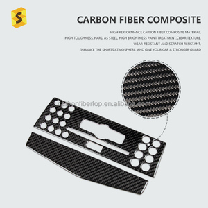 Pegatina Interior Central de Fibra de Carbono 3K para C300 W204 2007 2009 2010 2011 2012 2013 2014 - Product Image 5