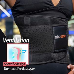 Ellostar Kadın Bel İnceltici Korse Ter Bandı Göbek Kontrolü Sırt Desteği Antrenman Şekillendirici Zayıflama Yardımcısı Tüm Mevsimler İçin - Product Image 5