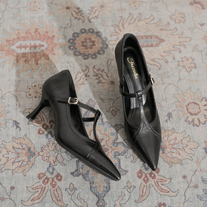 Chaussures à talons hauts pour femmes, escarpins à talons épais et à talons aiguilles pour les fêtes, les mariages, le bureau, les soirées et les événements formels - Product Image 2