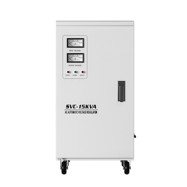 High Accuracy Single Phase Servo Voltage Stabilizer 10KVA 220V 80-260V AVR For Home Use CE Certified