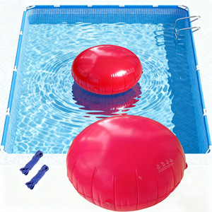 Coussins de piscine de 59 pouces pour piscines hors sol, coussin gonflable en PVC épaissi, avec corde de 2,3 m pour piscine extérieure - Product Image 2