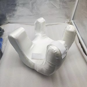 หมอนเมมโมรี่โฟมรูปตัวยู สีขาว หมอนเสริมความงามป้องกันริ้วรอยสำหรับผู้ใหญ่ ความแน่นปานกลาง - Product Image 1