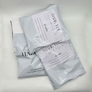 Bolsas de Correo Blancas con Logotipo Personalizado, Bolsas de Embalaje para Envíos, Bolsas de Polietileno Grandes y Extra Grandes de 14.5x19 19x24 - Product Image 5