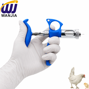 Jeringa de Inyección de Doble Aguja WANJIA, Inyector de Vacunación Continua, Jeringa de Vacuna Automática para Uso <span class=keywords><strong>en</strong></span> Pollos - Product Image 2
