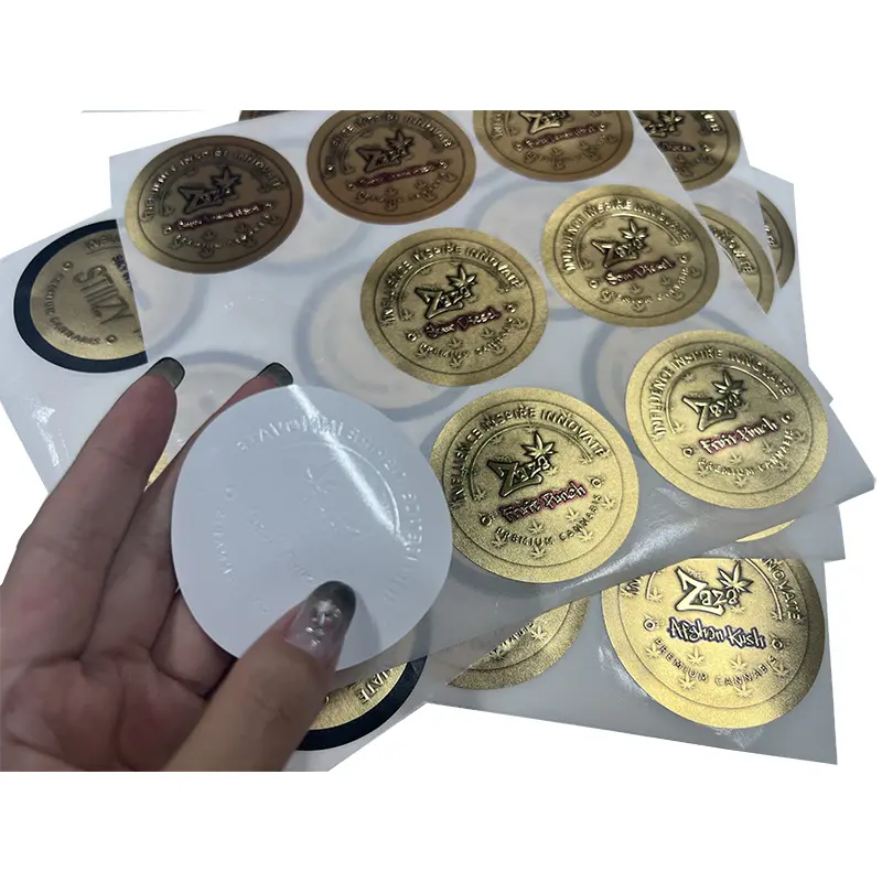 Custom Made Recyclable/Biodegradable 3D Hologram Sticker Label Security Paper Holographic Sticker