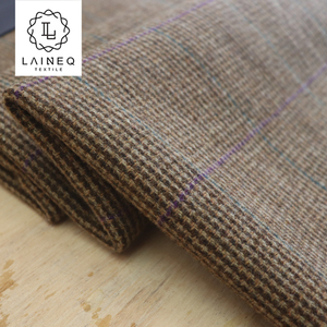 2023 Élégance intemporelle: <span class=keywords><strong>la</strong></span> beauté des textiles en <span class=keywords><strong>laine</strong></span> fine tissu en <span class=keywords><strong>laine</strong></span> à carreaux 70% <span class=keywords><strong>laine</strong></span> double face pour manteau - Product Image 2