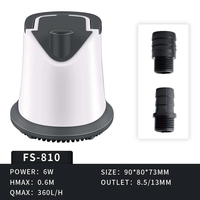 Pompe submersible hydroponique à haute pression ultra silencieuse OEM AC110V-240V Garantie 1 an pour aquarium, bassin et statues aquatiques