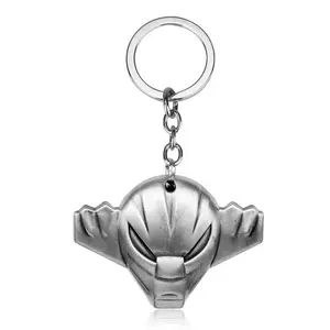 Anime Kotetsu Jeeg magnetische Iron Man Maske Modell Legierungs-Schlüsselanhänger Anhänger Super Legierungs-Seelen-Schlüsselanhänger
