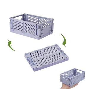 Panier de rangement pliable multifonctionnel <span class=keywords><strong>en</strong></span> plastique personnalisé <span class=keywords><strong>en</strong></span> usine, bac pliable et repliable pour l'organisation de la cuisine - Product Image 2