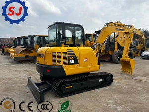 Excavadora de cadenas KOMATSU PC56 original de Japón, modelo 2022, 95% nueva, usada, maquinaria de construcción hidráulica, motor en buen estado. - Product Image 5