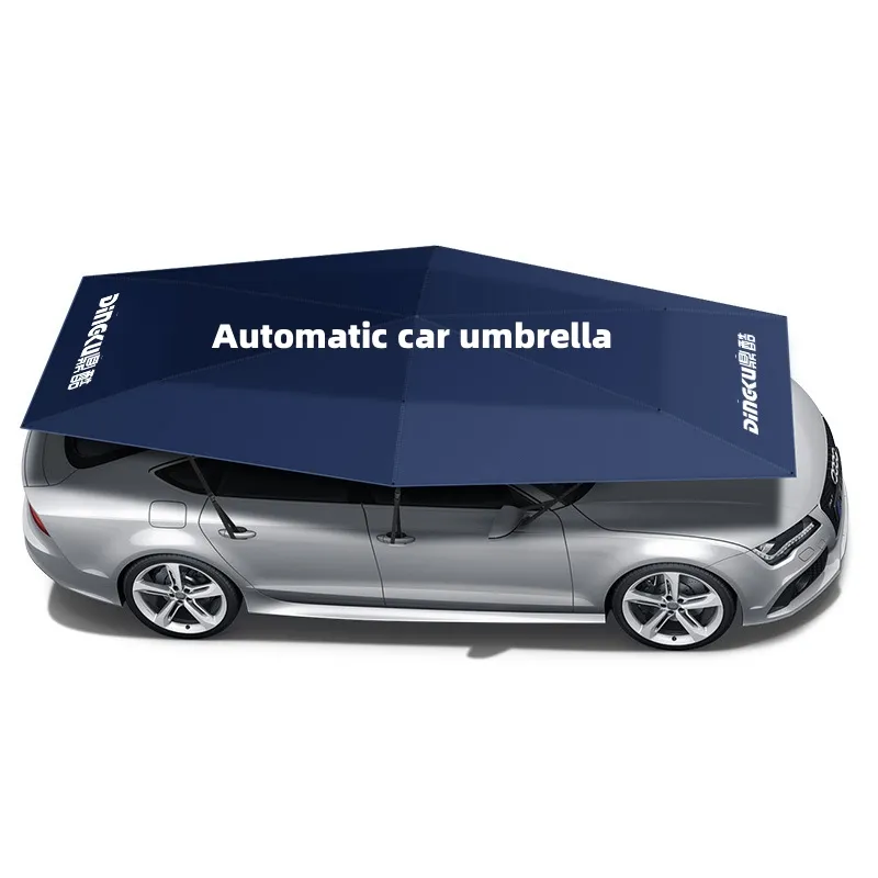 Otomatik araba şemsiyesi güneş gölge kapak katlanabilir katlanır çatı örtüsü şemsiye çadır arabalar için