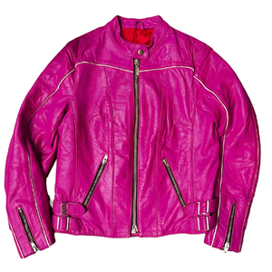 Nueva Chaqueta Acolchada de Cuero Genuino Estilo Casual Vintage para Hombre, Invierno, Cortavientos, Cuello Mao, Cierre de Cremallera, Unisex, Forro de Algodón, Estilo Motero - Product Image 4