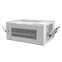 Armoire réseau murale 6U, porte en maille 19 pouces, coffret de serveur, équipement de commutation informatique ventilé, 2U 4U en stock, protection IP20