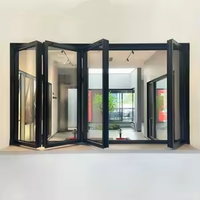 Luxseal Fenêtres en aluminium insonorisées à rupture thermique Fenêtres commerciales en verre à deux volets Fenêtre pliante en accordéon pour la maison