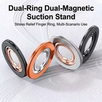Support magnétique double anneau à double aimant avec béquille