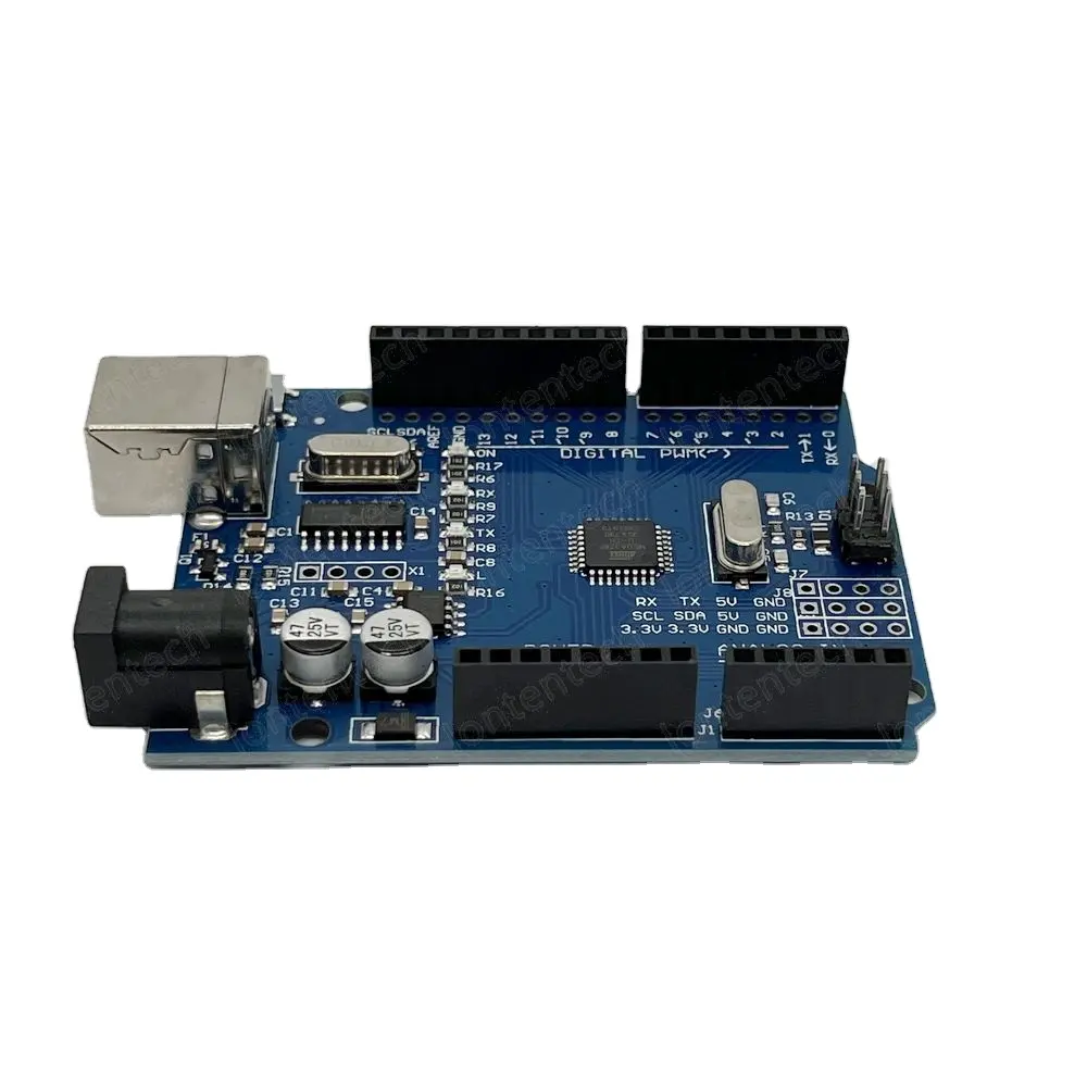 Papan Pengembangan Kustom untuk R3 Mega328P CH340 Modul Kit Arduinos Mobil Pintar