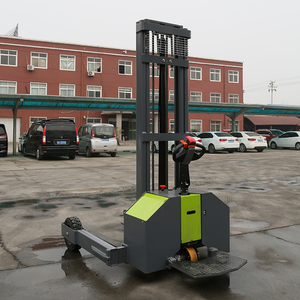 Уличный внедорожный электрический штабелер для поддонов, 1,5 т, подставка для контейнеров, погрузчик, кран высокого качества, хороший штабелер - Product Image 4