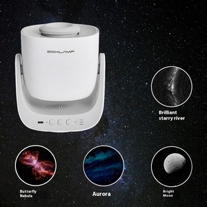 Proyección de cielo de luz estrellada creativa romántica dormitorio moderno ambiente LED regalo con pilas para parejas de plástico - Product Image 6