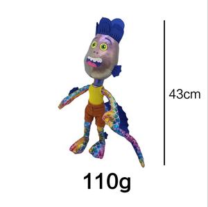 Peluche Monstre Marin Luca Alberto 38 cm, Peluche Douce pour Fille, <span class=keywords><strong>Dessin</strong></span> <span class=keywords><strong>Animé</strong></span> Violet, Certifiée EN71, 100% Coton PP, Cadeau d'Anniversaire pour Enfants - Product Image 6